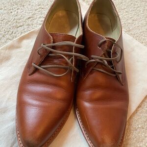 Nisolo Chestnut Leather women’s Oxfords